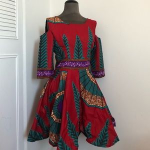 African print dress
